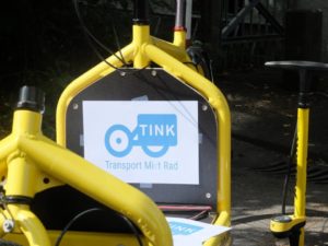 "TINK - Transport Mi(e)t Rad" - Testaktion in Konstanz 2015.