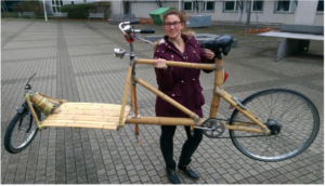 Projektergebnis des kompass Teams "Purda Vida": Ein Cargobike-Prototyp aus Bambus