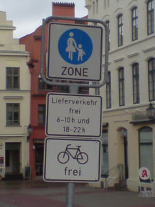 Fußgängerzone in Wismar, Foto: cargobike.jetzt