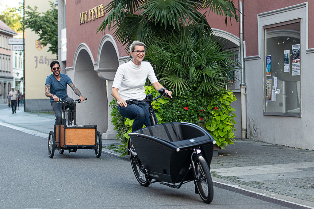 Fahrspaß auf der Cargobike Roadshow